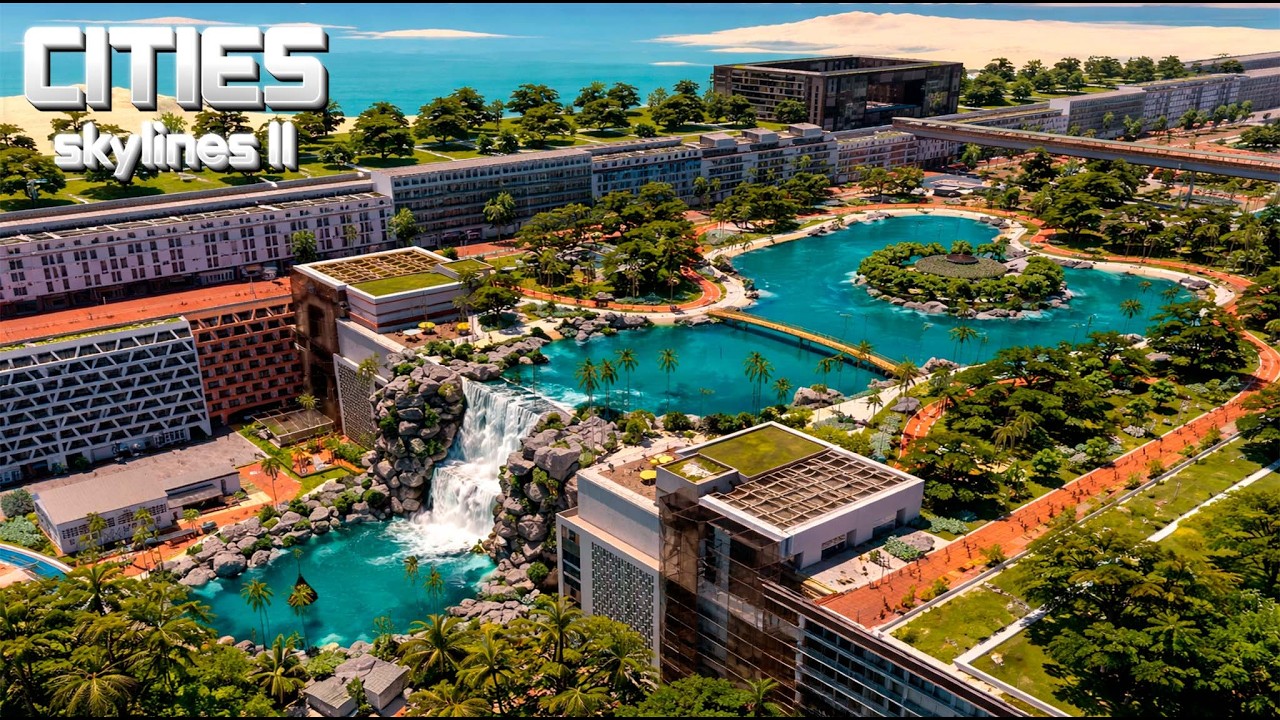 An oasis emerges in the desert, beginning of a new phase 🌍 CITIES SKYLINES II - NEOM #14