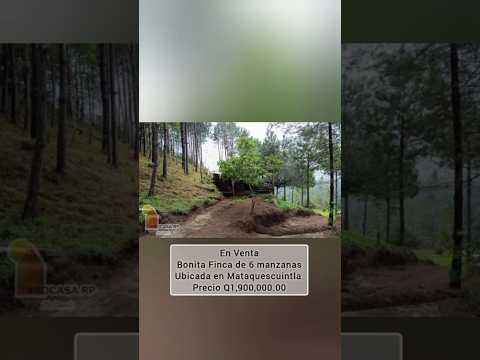 💥Finca en Mataquescuintla, Jalapa, caserío el refugio, aldea Soledad Grande.