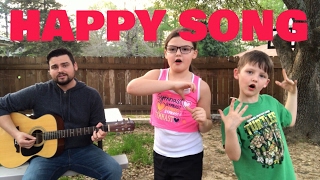 HAPPY SONG | CHRIS TOMLIN (cover) | Daddy and Kids