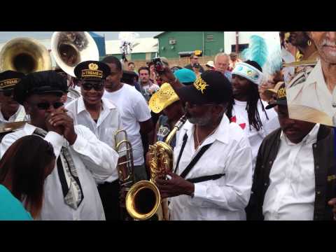 The Treme Brass Band Playing Amazing Grace at Uncle Lionel Batiste's Funeral