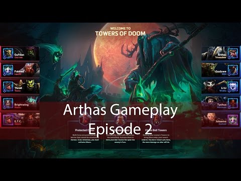 Heroes of the Storm: Protect the Assassin (Arthas Gameplay)