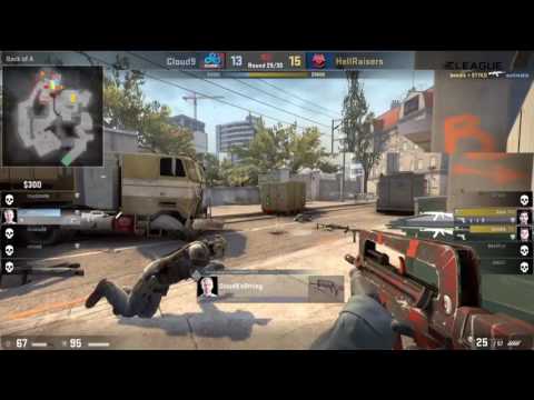 Hellraisers winning moment to eliminate Cloud9