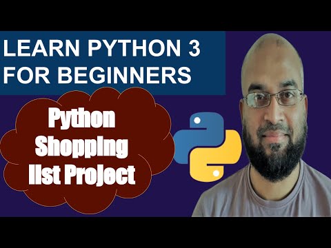 Python Shopping List Project Python Tutorial For Beginner Series Learn Python Basic Full Course