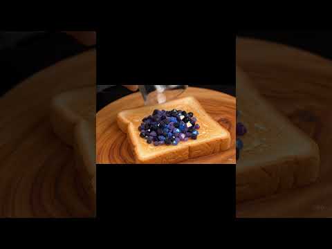 Spreading Galaxy Rocks on Toast 🍞✨ | ASMR You Didn’t Know You Needed!