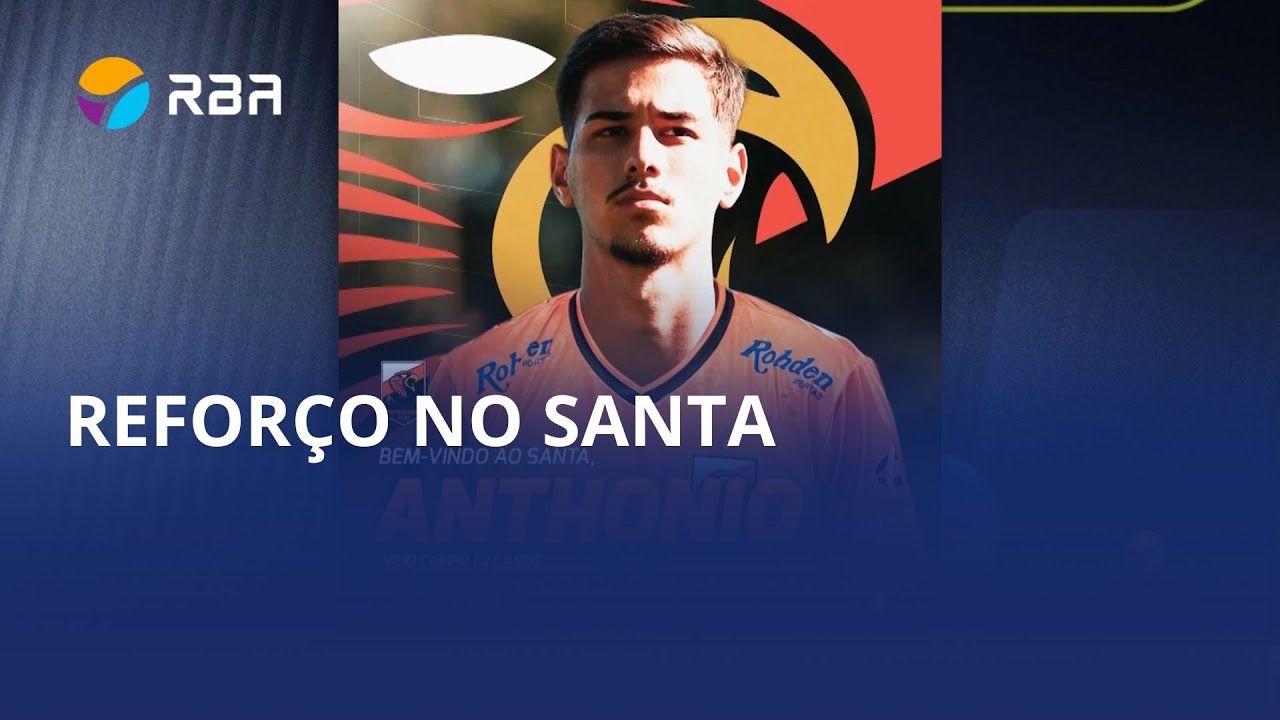Santa apresenta jovem reforço: Antonio, 21 anos, chega como Camisa 8