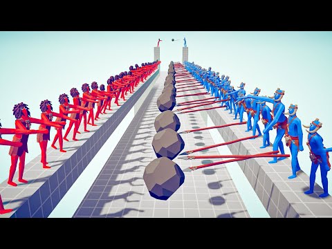 🏹 50X vs 50X RANGED TOURNAMENT 🏹 / Totally Accurate Battle Simulator ( TABS )