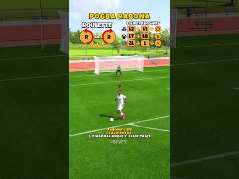 How To Do Rabona Chip Shot | FIFA Flair Shots