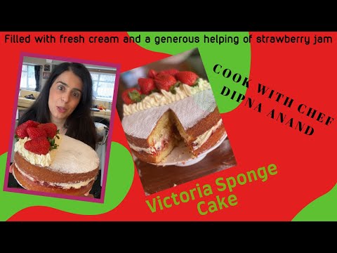 Victoria Sponge Cake by Dipna Anand