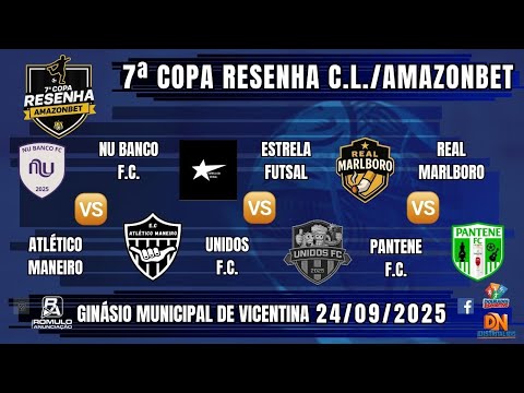 #1345 🏆 7ª Resenha Champions League/Amazonbet 🏆 ⚽ (3 JOGOS) ⚽