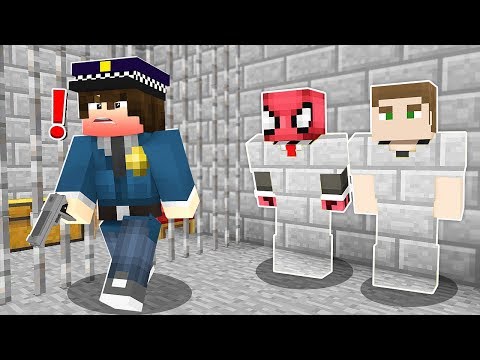 FAKİR GÖRÜNMEZ OLUP HAPİSHANEDEN KAÇTI! 😱 - Minecraft
