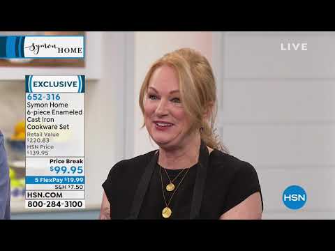 Symon Home 6piece Enameled Cast Iron Cookware Set