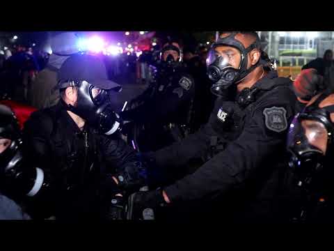 Video Thumbnail: New Jersey governor urges Delaney protesters to cool tensions