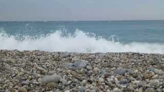 Two minutes at Villeneuve-Loubet beach, French Riviera