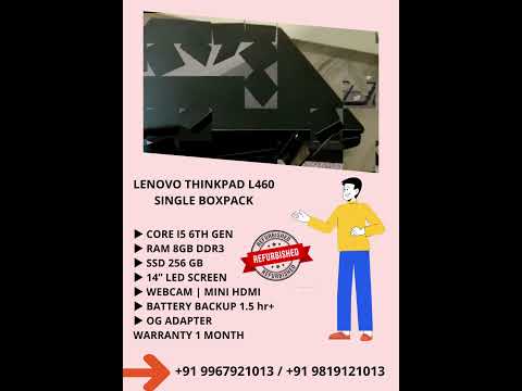 Used / second hand Lenovo Thinkpad L460