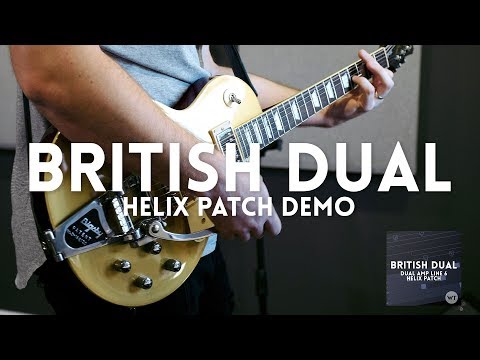 British Dual - Line 6 Helix Patch demo // Some of the BEST British/Vox sounds we've heard yet!