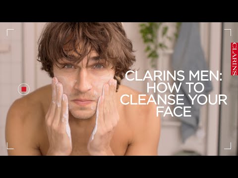 Clarins Men Active Veido Prausiklis Valomasis Putos vyrams, 125 ml video
