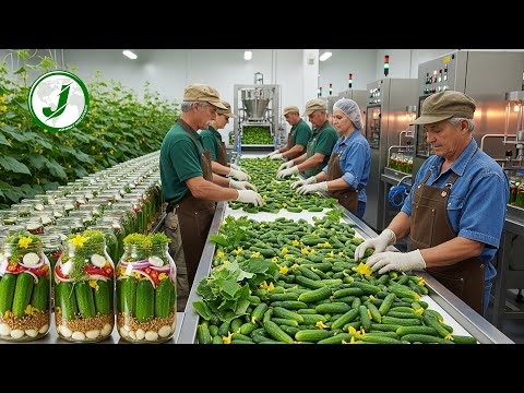How Pickles Are Made - Inside the Mega Factory Processing Billions of Cucumbers Each Year