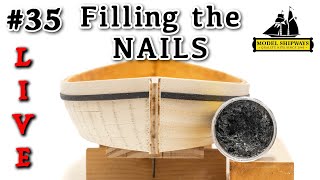 Ep. 35 - GROUP BUILD - NAILING the LARBOARD - Gunboat PHILADELPHIA (1776) - Model Shipways KIT