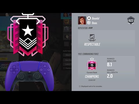 THIS WHAT CHAMPION LEVEL 630 2.0 KD LOOKS LIKE Rainbow Six Siege Crossplay PS5/XBOX