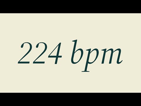 Metronome - 224 bpm