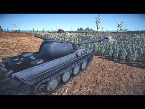 1 Million German Troops vs 1 Million American Military - UEBS 2