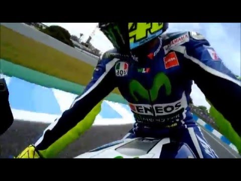 Valentino Rossi pole position lap Jerez 2016 - on board view ᴴᴰ