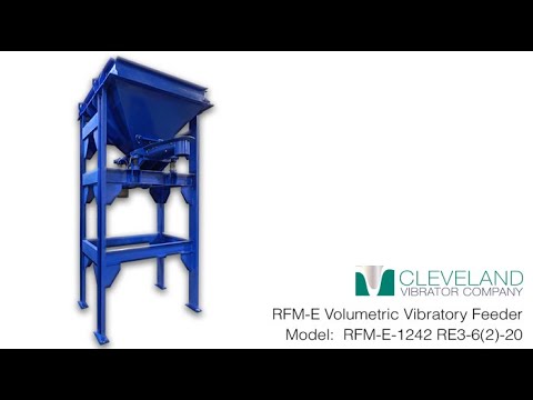 Volumetric Vibratory Hopper Feeder for Tungsten Carbide Insert & Drills - Cleveland Vibrator Co.