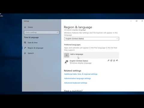 How To Change Keyboard Language In Windows 10