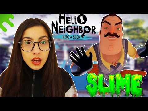HELLO NEIGHBOR SLIME RESCUE IN REAL LIFE EYLÜL LAL