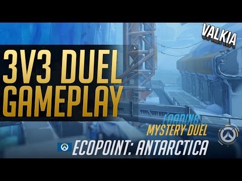 NEW! Overwatch Arcade 3v3 Duel First Gameplay Eco Point Antarctica || Valkia