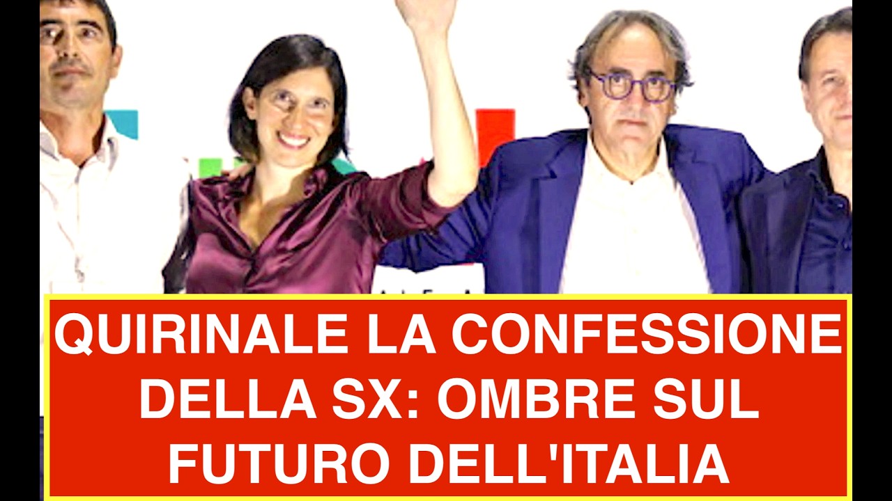 QUIRINALE LA CONFESSIONE DELLA SX: OMBRE SUL FUTURO DELL'ITALIA