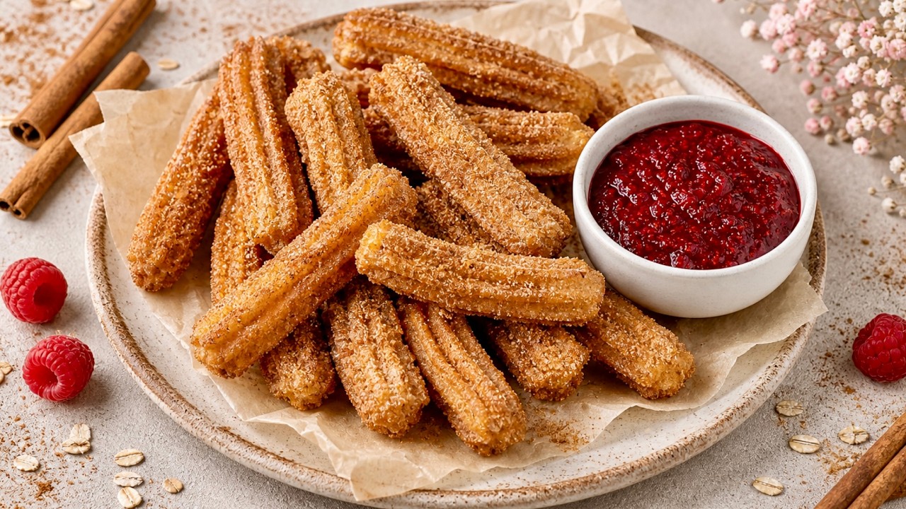 Hafer-Churros ohne Zucker & Mehl by Haferfee — recipe photo