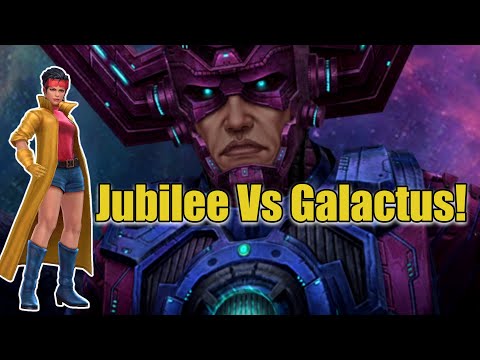 Jubilee Vs Galactus! Giant Boss Raid (Marvel Future Fight)
