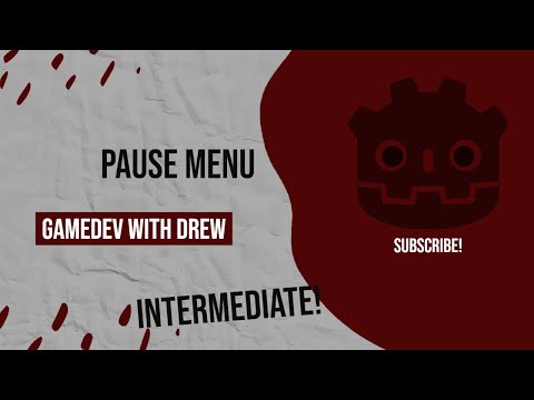 HOW TO MAKE A PAUSE MENU | Godot Intermediate Tutorial | GameDev with Drew