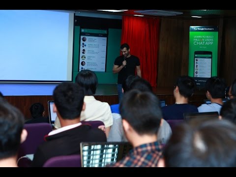 Android Workshop | Mr Sami Kizilbash discuss with attendees