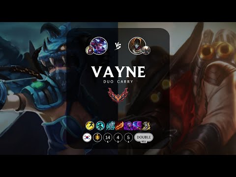 Vayne ADC vs Jhin - KR Grandmaster Patch 12.22