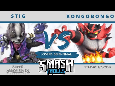 STMS #2 - LOSERS SEMI-FINAL - STIG (Wolf) Vs. KongoBongo (Incineroar) - SSBU Tournament