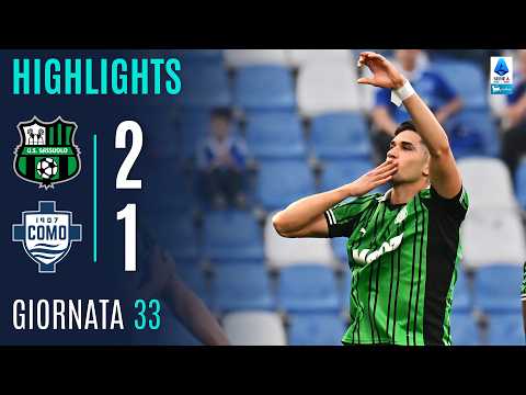 Video highlights della Sassuolo vs Como (2 a 1) - Giornata 33 - Fantacalcio e fantamedie