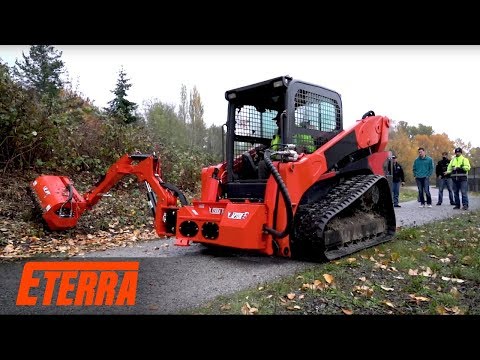 Eterra Boom Mower System for Skid Steers | City and Roadside Maintenance
