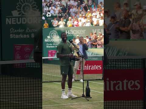 Tiafoe's German Skills 👀🤣