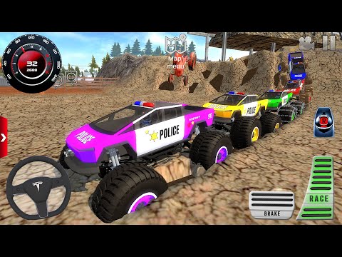 Impossible Off-Road Monster Truck Driver Racing #2 - Police Car Stunt Driving - Android GamePlay FHD