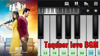 Hello Theme Music  Taqdeer - Tiktok  Easy Piano Tu