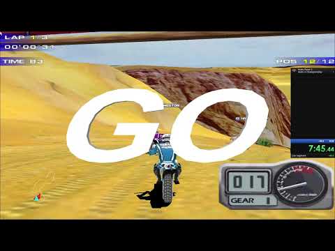 Moto Racer 2 Speedrun PC - Moto X Championship: 28:50