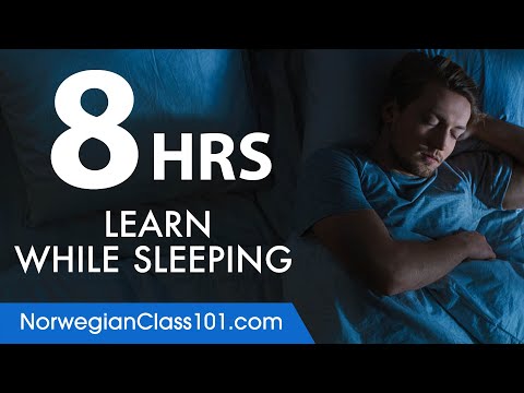 Learn Norwegian While Sleeping 8 Hours - Learn ALL Basic Vocabulary