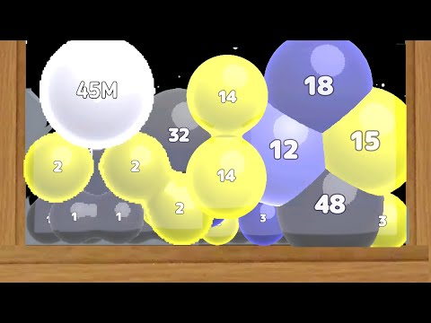 (Melty Bubble 2048) vs (Number Rush 2048) - ASMR Satisfying Gameplay