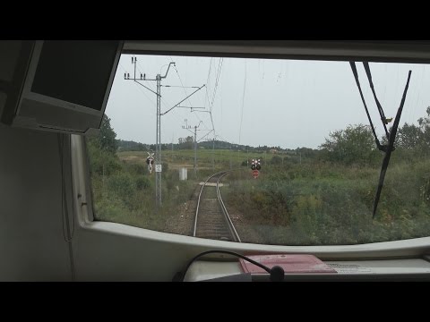 4K Cabview EN57-2013 Sucha Beskidzka - Kraków Płaszów + sound - 24.09.2016