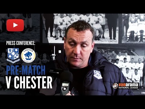 PRE-MATCH: Micky Mellon (Chester h)