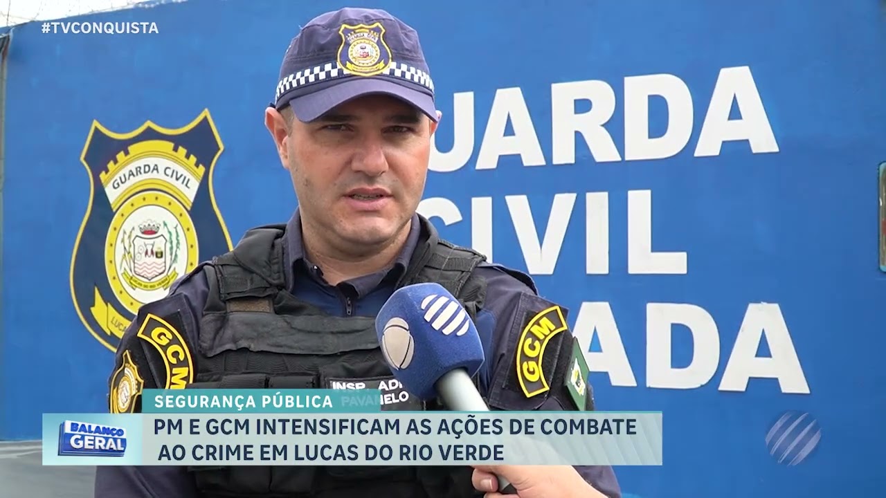 PM e GCM intensificam combate ao crime em Lucas do Rio Verde