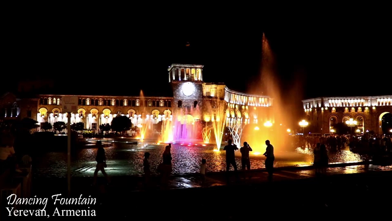 Musical and Dancing Fountains, Republic Square, Yerevan, Armenia