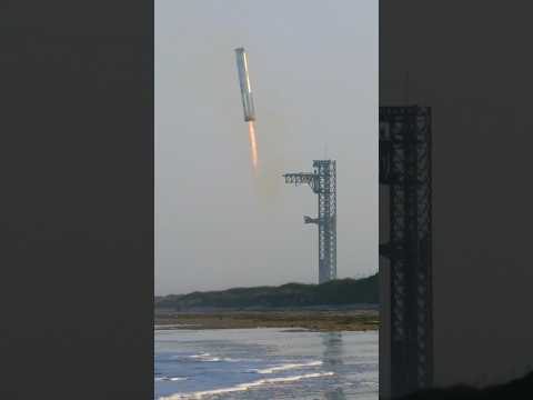 WOW! Watch SpaceX Catch A Starship Booster In Air